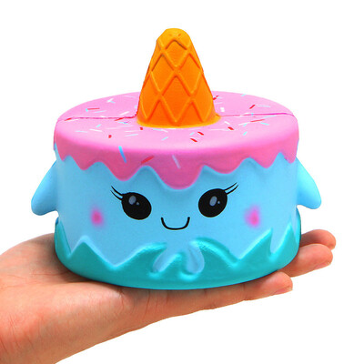 

Gotoamei Kawaii Cartoon Unicor Cake Slow Rising Cream Scented Stress Reliever Toy