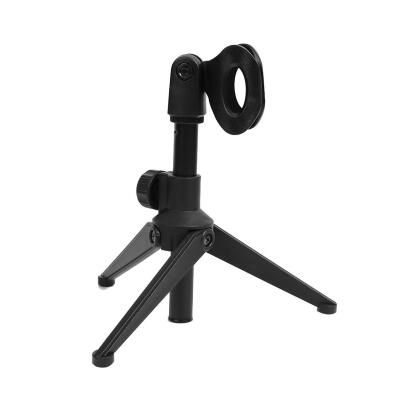 

Adjustable Capacitive Microphone Stand Foldable Tripod MIC Holder wClip