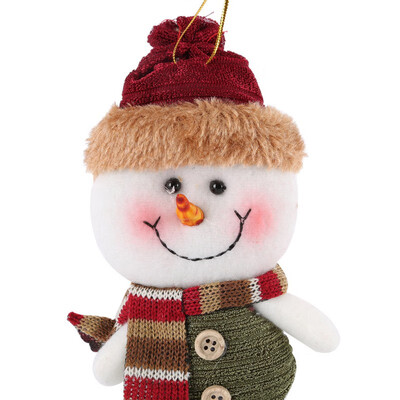 

1New Christmas Gift Santa Claus Snow Man Doll Christmas Decorations Xmas Tree Gadgets Ornaments Doll Party Supplies
