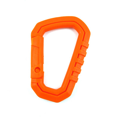

5pcs D Shape 200LB Buckle Snap Clip POM Plastic Climbing Carabiner Hanging