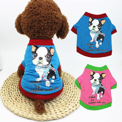 

Pet Clothes Dog Shirts Dog T-Shirts Printed Pet Vest Shirt Pet Spring Summer Clothes for Small Dogs Cats