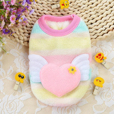 

AutumnWinter Cartoon Pet Puppy Cat Coats Jacket Warm Soft Fleece Dog Clothes for Small Dog Chihuahua Clothing Coat Apparel