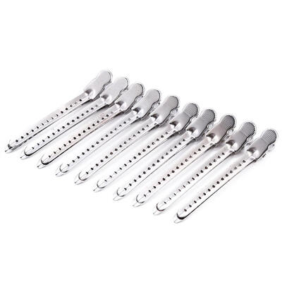 

10pcs Salon Hairdressing Duck Mouth Hair Clips Large Positioning Hairpins