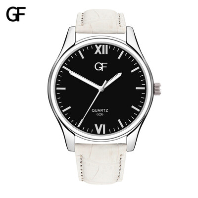 

Gobestart Fashion High-End Mens Quartz Letter Leather Watch Pointer Light Series Men