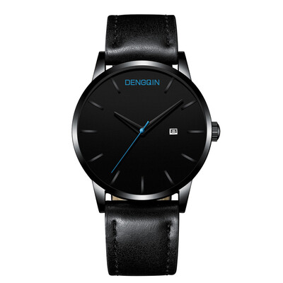 

Gobestart Luxury Brand Mens Quartz Clock Man Army Military Leather Date Wrist Watch