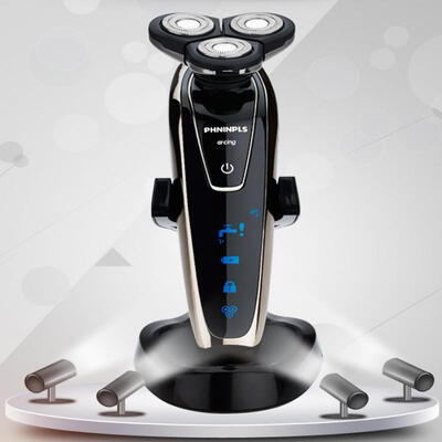 

Multifunction USB Rechargeable Razor Triple Blade Waterproof Electric Shavers Face Care For Men RQ1280
