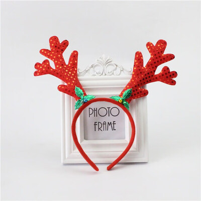 

FUNNYBUNNY Christmas Antler Headband Santa Claus Snowman Headband Child Headdress Prom Party Props