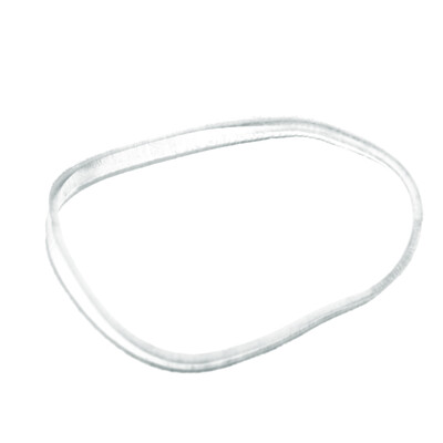 

500pcs Hair Tie Band Ponytail Holder Elastic Rubber Clear WomenAll