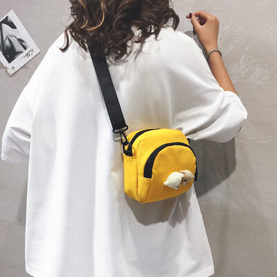 

Cute small bag female bag new 2019 fashion canvas bag Sen shoulder bag wild insyang crossbody bag