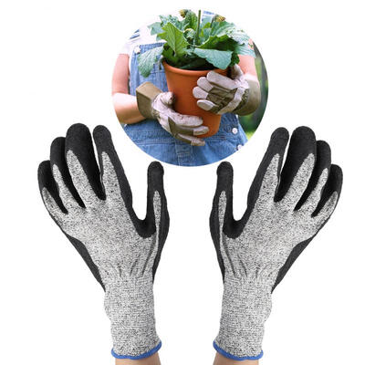 

Greensen 1Pair Safety Waterproof Labor Work Garden Gloves Handling Non-slip Nylon Gloves