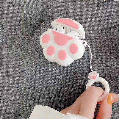 

Cute Cat Paw-Shaped Headphone Case Cartoon Kitten Claw Protector For AirPods 12
