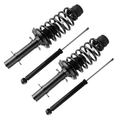 

Strut Spring & Shock Absorber Front Rear Kit Set of 4 for Volkswagen Golf Jetta
