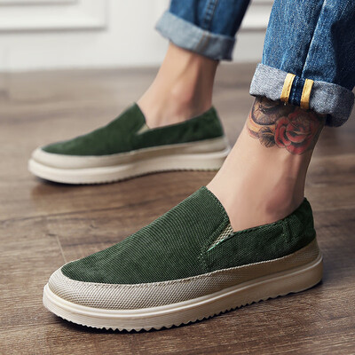 

Summer canvas leisure pedal old Beijing cloth shoes 100 autumn lazy bean tide shoes
