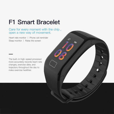 

F1 Plus Smart Bracelet Fitness Tracker With Heat Rate Sleep Monitor Message Incoming Call Reminder