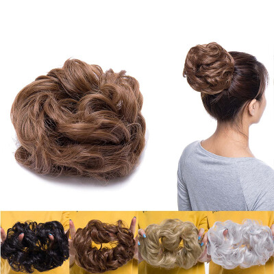 

Synthetic Hair Bun Extensions Messy Hair Scrunchies Hair Pieces for Women Hair Donut Updo Ponytail