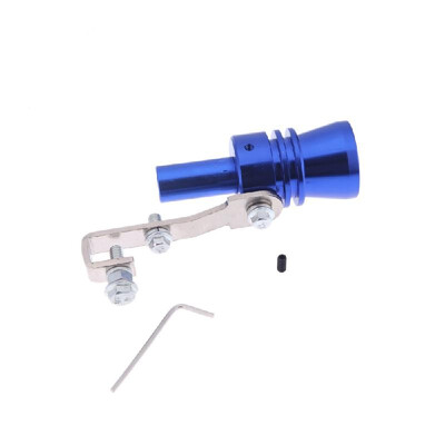 

Turbo Sound Whistle Exhaust Pipe Tailpipe Blow-off Valve Aluminum Size  Blue