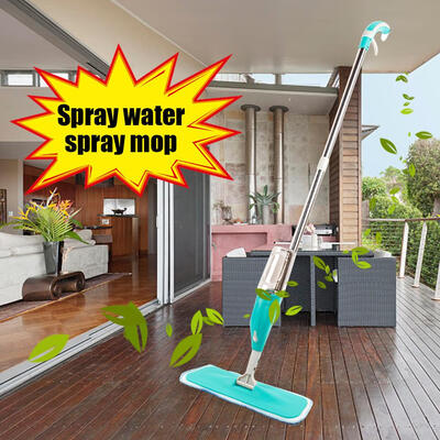 

Spray Mop Water Spraying Floor Cleaner Tiles Marble Kitchen Micro Fibre