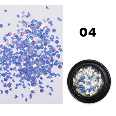 

Toponeto Net Red Nails Mirror Sequins Nail Decoration Nail Sequins Box Jewelry