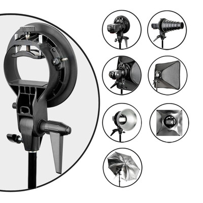 

Godox 80 80cm 31" 31" Flash Softbox Diffuser with -type Bracket Bowens Holder for Speedlite Flash Light