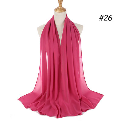 

Monochrome ethnic pearl chiffon bubble towel headband selling high quality Muslim women hijab scarf