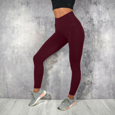 

Women Sport Pants High Waist Yoga Fitness Leggings Running Gym Scrunch Trousers