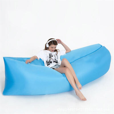 

Lazy Fast Inflatable Sofa Camping Outdoor Air Sleep Sofa Banana Shape Beach Lay Bag Couch Portable Big Living Room Bed