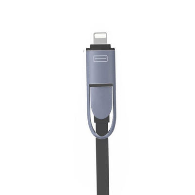

Hanging Basket Noodle Data Cable Two-in-one Multi-function Data Cables For Apple Android Universal Charging Cables-1m