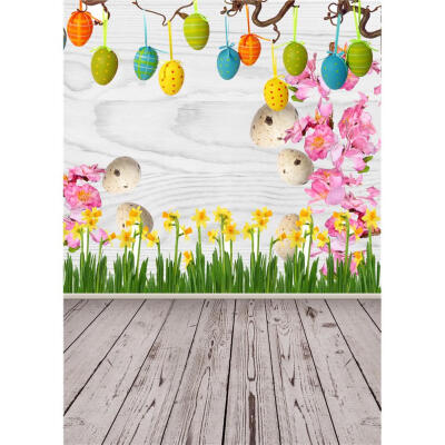 

Easter Eggs Photography Backdrops Video Art Fabric Party Photo Background