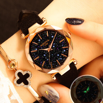 

Watch female watch student Korean version of the simple leisure star with the same paragraph waterproof ins Harajuku College