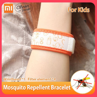 

Xiaomi Eco-Chain Clean-n-Fresh Plant Mosquito Repellent Bracelet Natural Long-term Adjustable Mosquito Repellent Bracelet For Baby