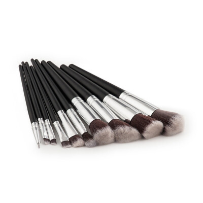 

Toponeto New 10Pcs Pencil Foundation Eye shadow Makeup Brushes Eyeliner Brush