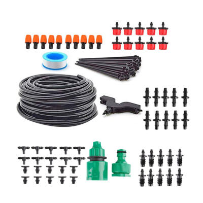 

DIY 47 Hose Drip Irrigation System Garden Automatic Watering Plant Kits