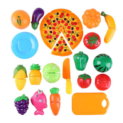 

24pcs Cutting Fruit Vegetable Toy Set Kitchen Pretend Play Kids Puzzle Toys