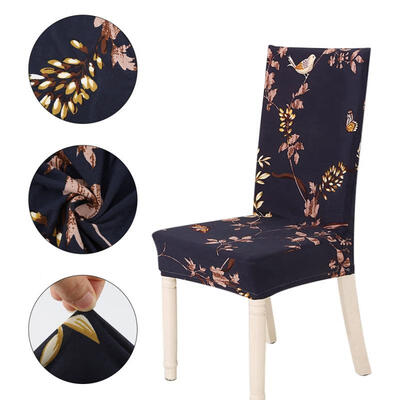 

Greensen polyester printed elastic chair cover detachable home wedding seat cover