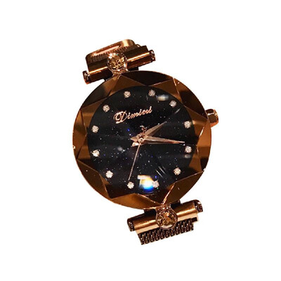 

Fashion Women Starry Sky Watches Waterproof Watch Caramel colour