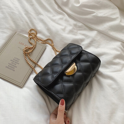 

Summer small fragrance bag female 2019 new wave Korean version of the wild single shoulder slung fashion rhombic chain small square bag