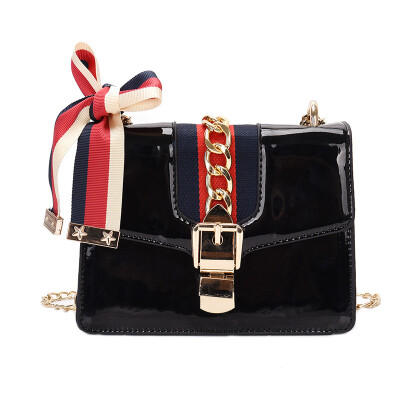 

Fashion multi-layer contrast color small square bag female 2019 new chain shoulder bag shoulder bag tide Korean version of temperament wild female bag