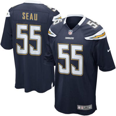 

Mens Football Jersey San Diego Chargers Junior Seau Navy Retired Player Game Jersey