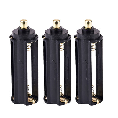 

Saidsome 3 x 3 AAA Battery Holder Spring Box For Flashlight Torch High Quality flashlight lamp