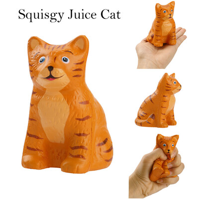 

Gotoamei Smiley Jucie Cat Scented Charm Slow Rising Squeeze Stress Reliever Toy