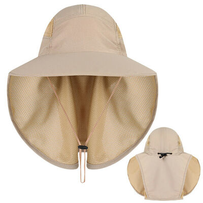 

Fishing Hat Sun Visor Cap Summer Sun Protection Removable Ear Neck Flap Cover