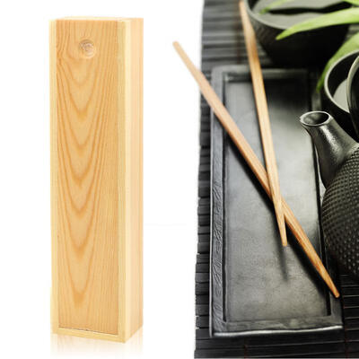 

Greensen Portable Reusable Eco-friendly Wooden Chopsticks Fork Spoon Storage Holder Case Box
