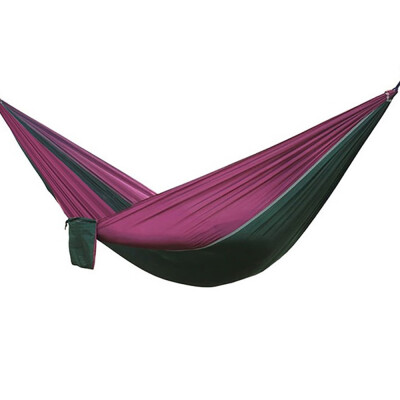 

Portable Hammock Double Person Camping Survival Garden Swing Hunting Hanging Sleeping Chair sleeping travel swing Parachute Hammoc