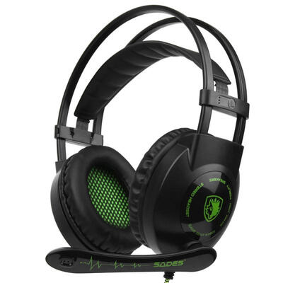 

SADES SA801 35mm Wired Stereo Gaming Headset With Mic Volume Control For Laptop PC Gamer