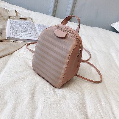 

Ins super fire small bag female 2019 new Korean version of the wild single shoulder slung portable fashion personality backpack