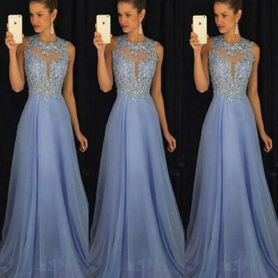 

UK Long Formal Evening Prom Party Dress Bridesmaid Dresses Ball Gown Cocktail