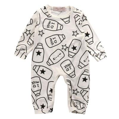 

Top Baby Kids Boys Girls Infant Romper Jumpsuit Bodysuit Cotton Outfit Set 0-18M