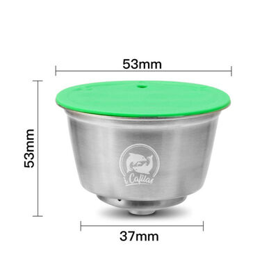 

Refillable Capsules Reusable Coffee Pods Filter Stainless Steel Metal Reusable Capsule Compatible Refillable Reusable capsule