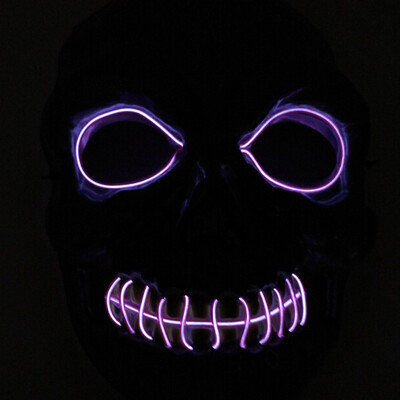 

Drop Shipping Light Emitting Mask Custom Halloween Cold light Line V light-emitting Mask Creative Flash Masks