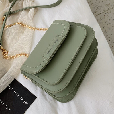 

On ins the new small bag girl 2019 new Korean version fashion texture 100 letters single shoulder oblique satchel bag